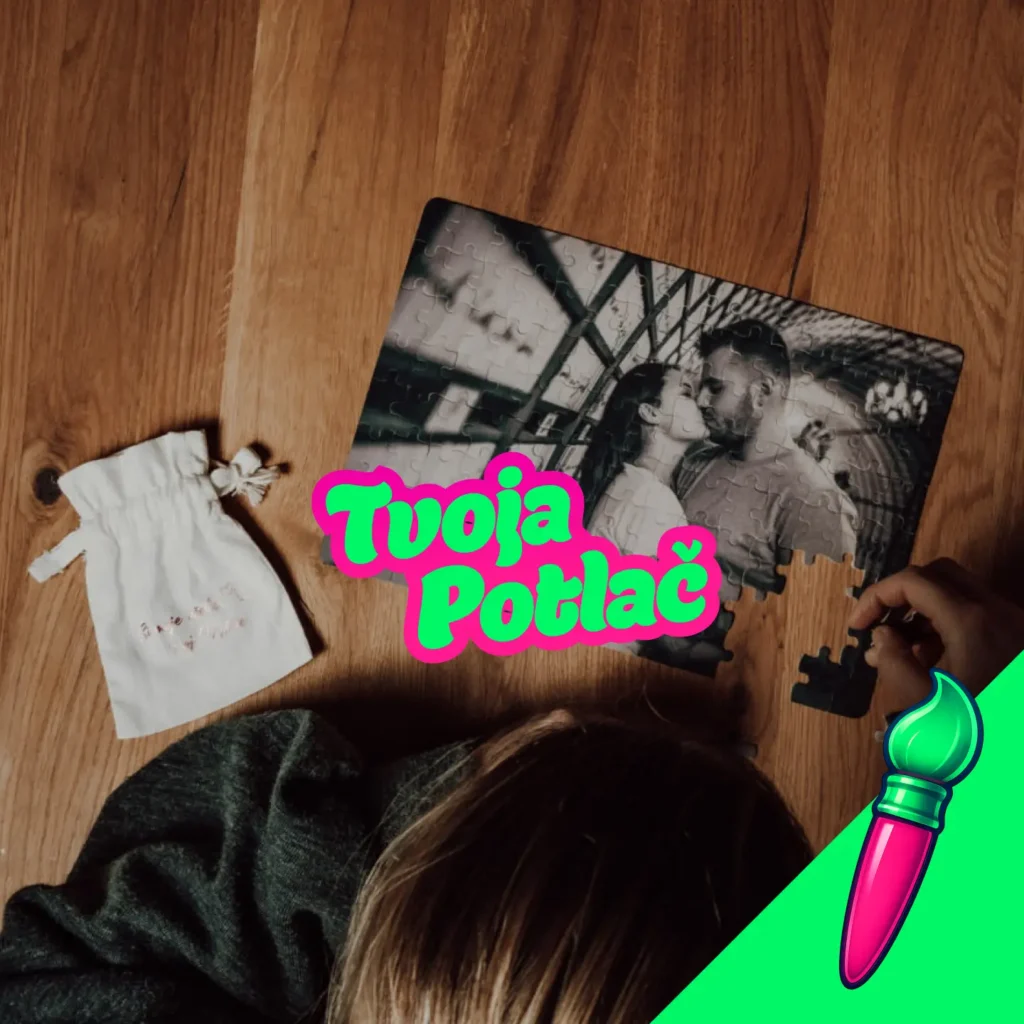 Puzzle s tvojim námetom a venovaním, v krásnom balení
