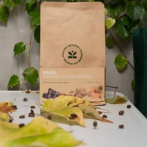 Balíček kávy Brasil Chocolate do Brasil, praženej v Nitre